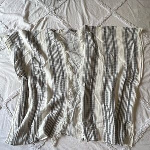 Aerie Pin Stripe Shawl Duster • One Size
